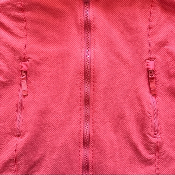 All In Motion Girls Large Sparkling Pink Woven Fleece Hoodie Jacket - Picture 6 of 11